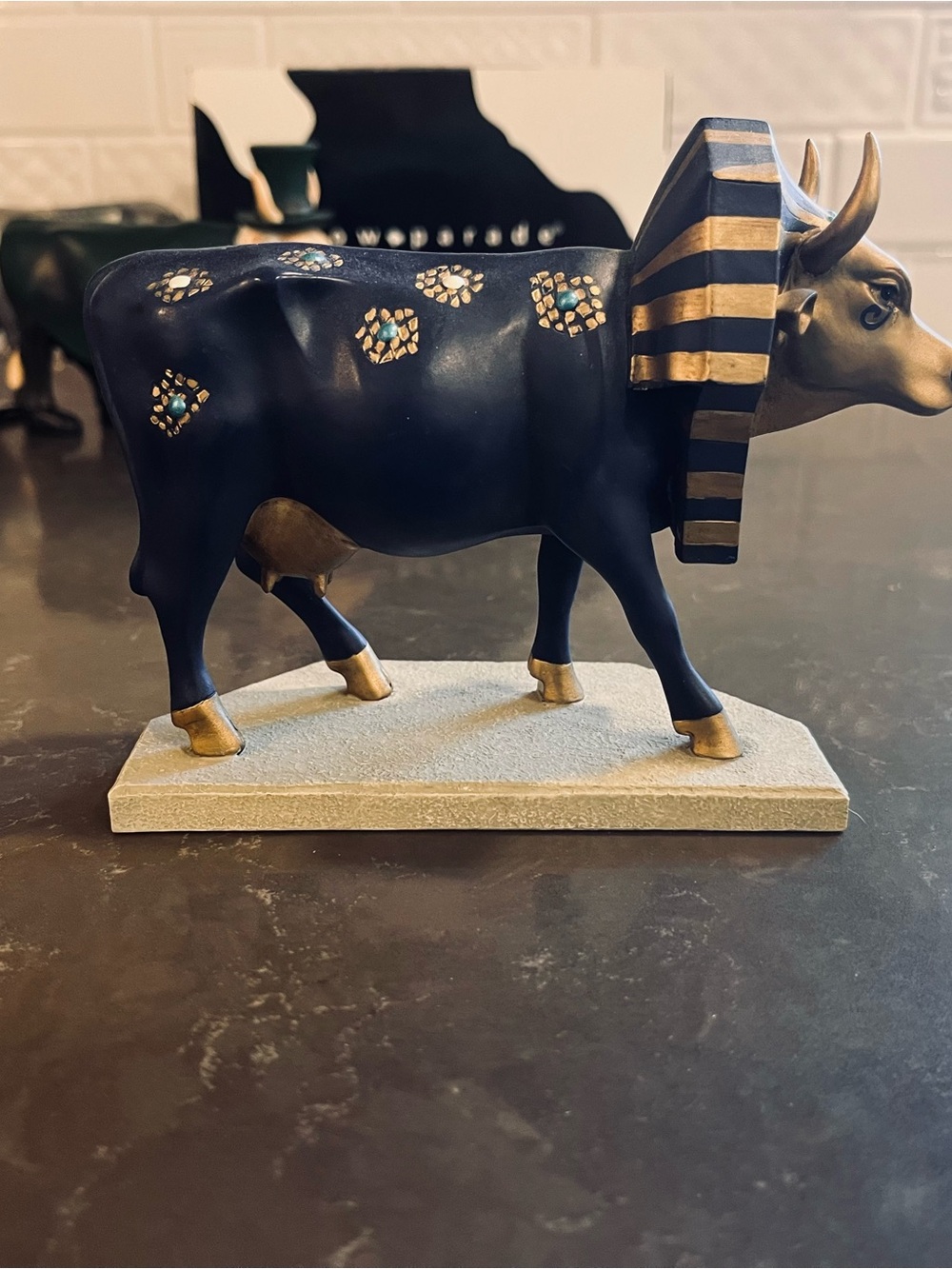 Tutancowmon Cow Parade Westland King Tut Vintage